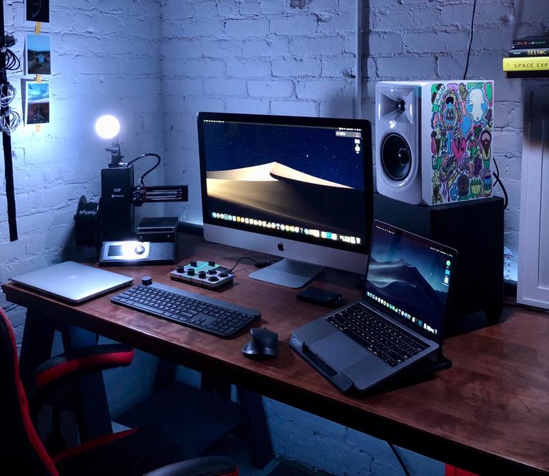 Clean Desk Setup In Artist S Loft Remote Setups