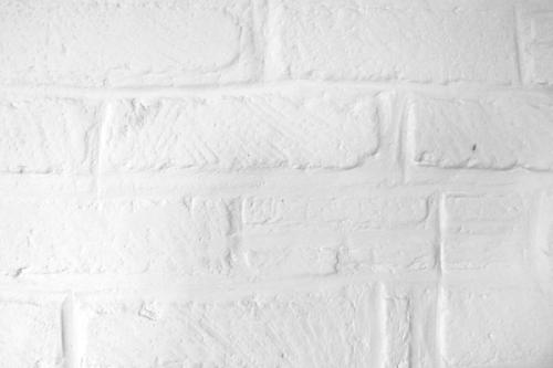Creamy white brick wall