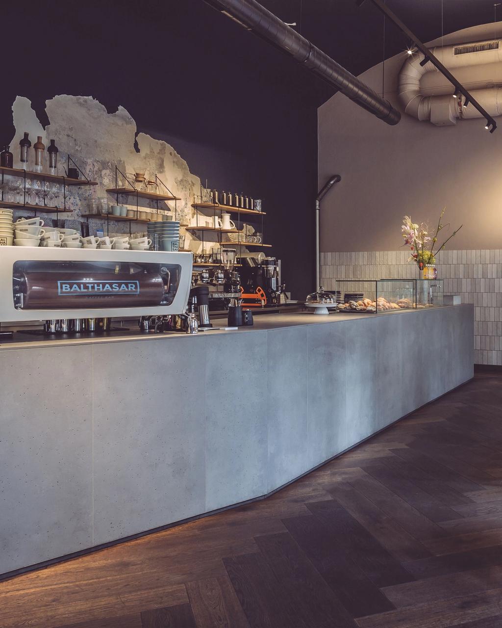 The coffee bar Balthasar in the second district of Vienna