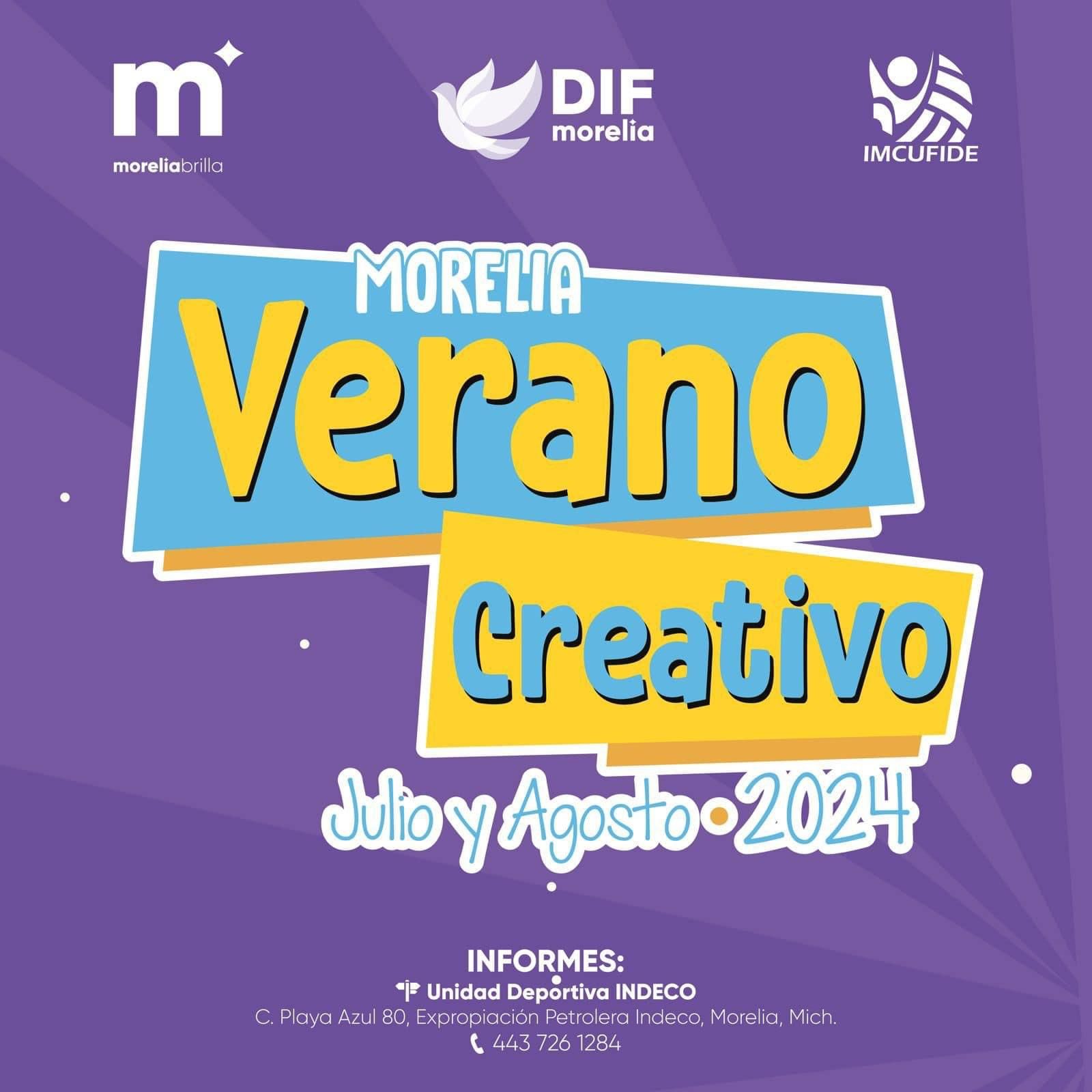 ⚠️ #Comunicado ⚠️ Ofrece Imcufide 4 cursos de verano a infantes morelianos