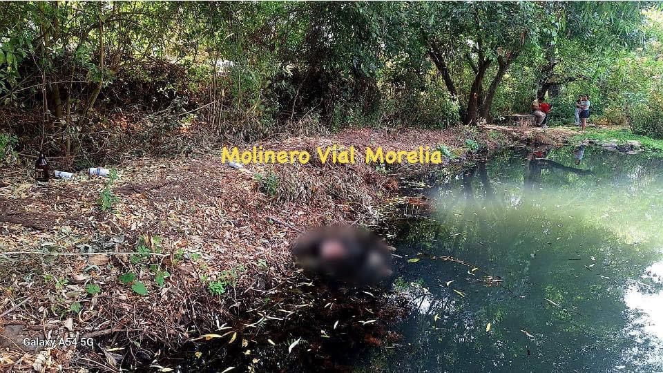 ⚠️ #Sucesos ⚠️ Encuentran a un hombre muerto, en ojo de agua de #Chilchota