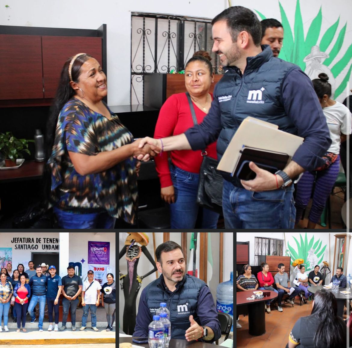 ⚠️ #Comunicado ⚠️ #Refrenda Yankel Benítez compromiso del Ayuntamiento de #Morelia con la zona rural