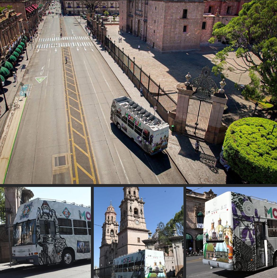 ⚠️ #Comunicado ⚠️ #Turismo. Estrena Altibus imagen destacando atractivos con los que Morelia Brilla Más