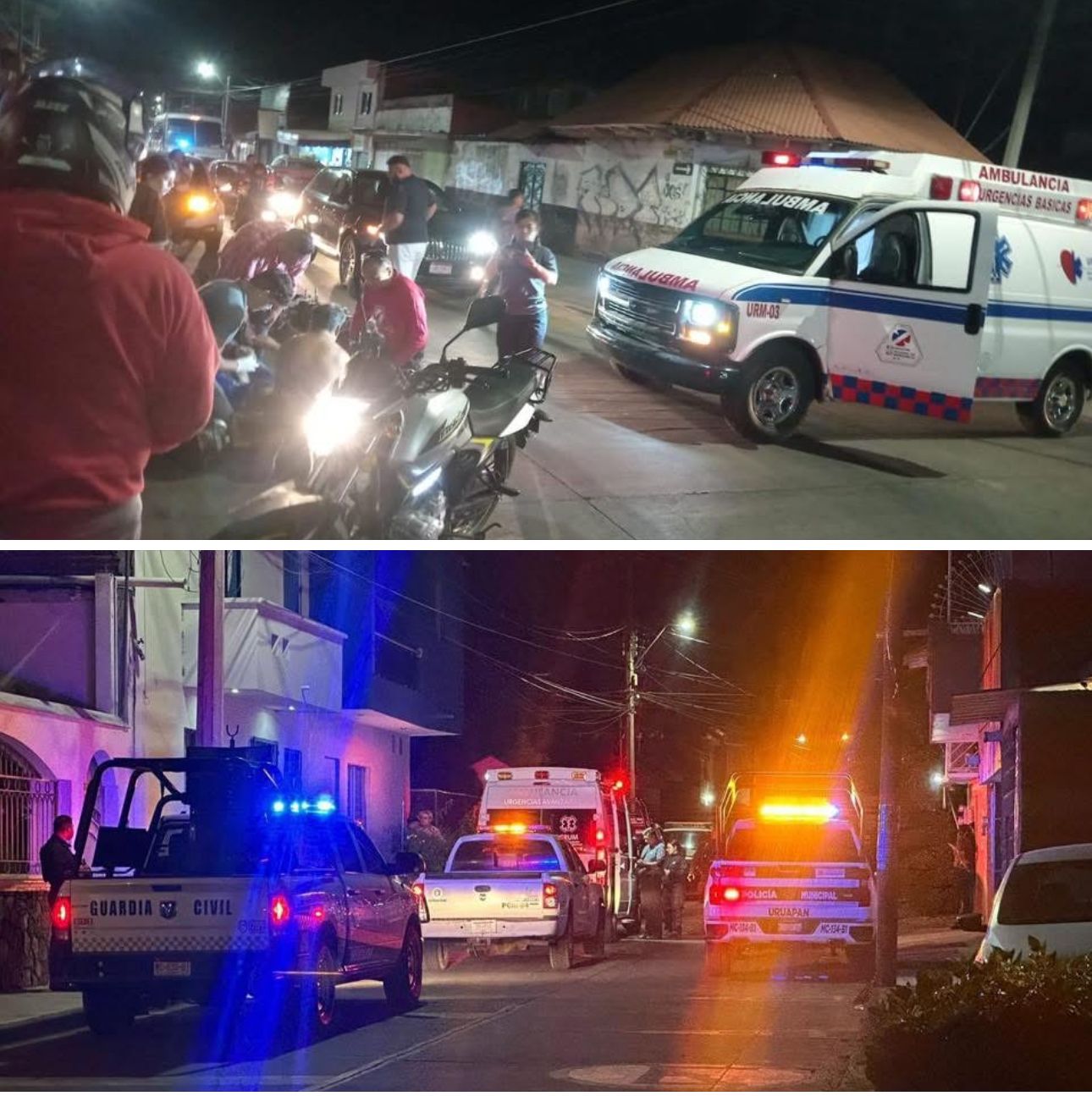 ⚠️ #UruapanViolent0 ⚠️ Hombre muer3 con un impacto de bala en la cabeza, en la colonia La Tamacua