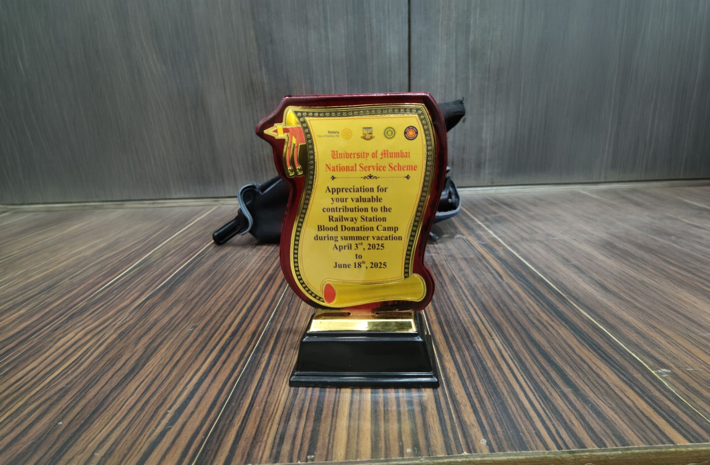 Blood Donation Recognition Award