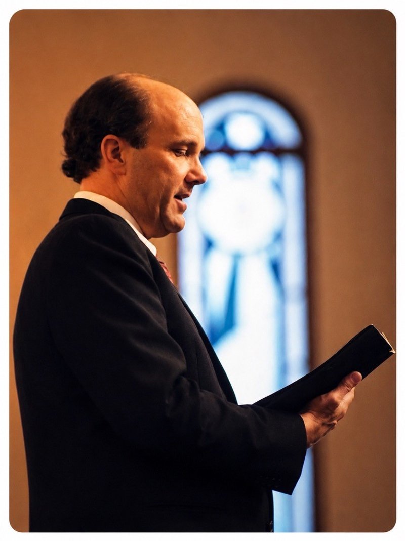 Lowell Hunter Gypson III reading at church