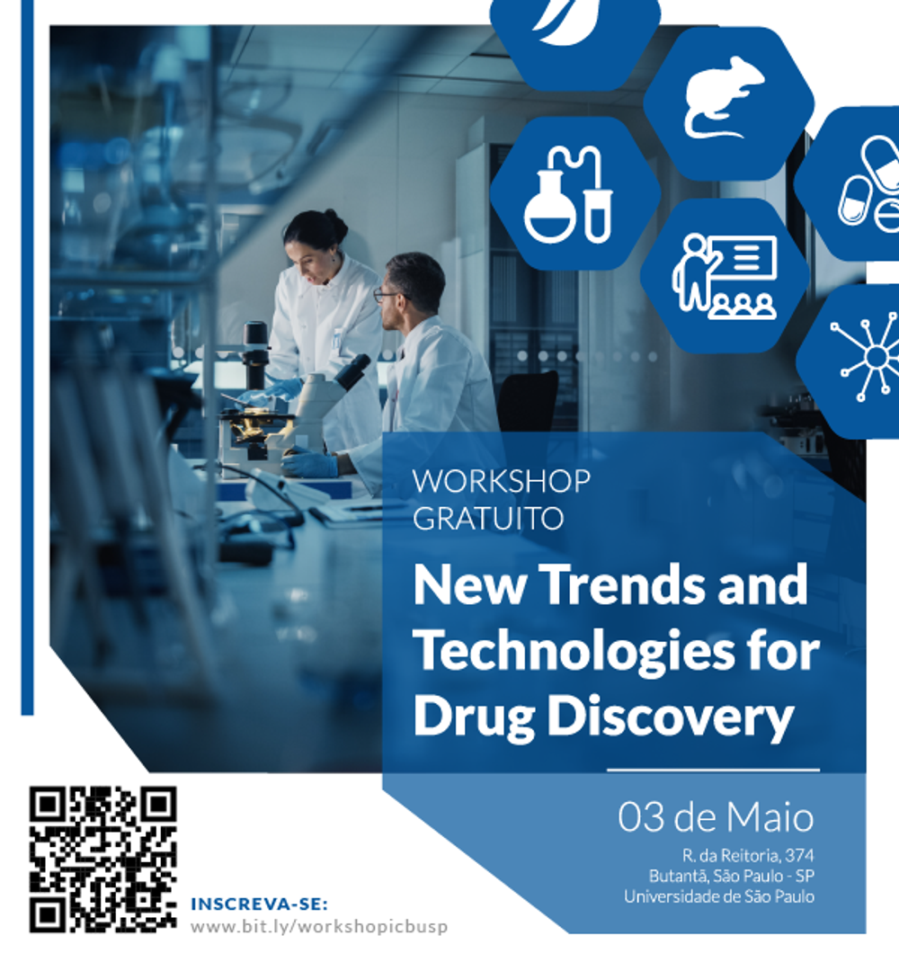 imagem principal do conteúdo Workshop "New Trends and Technologies for Drug Discovery"