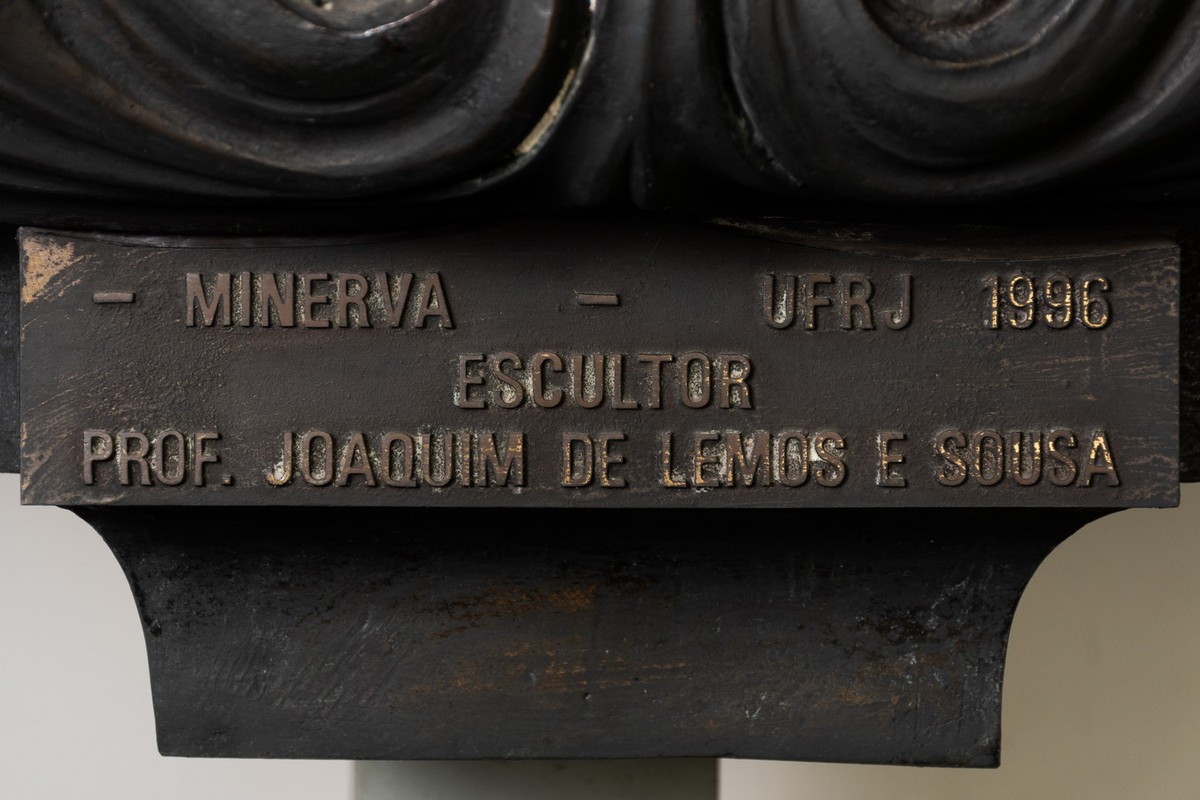 Imagem de corpo do texto do conteúdo Minerva, o símbolo da UFRJ há 100 anos 