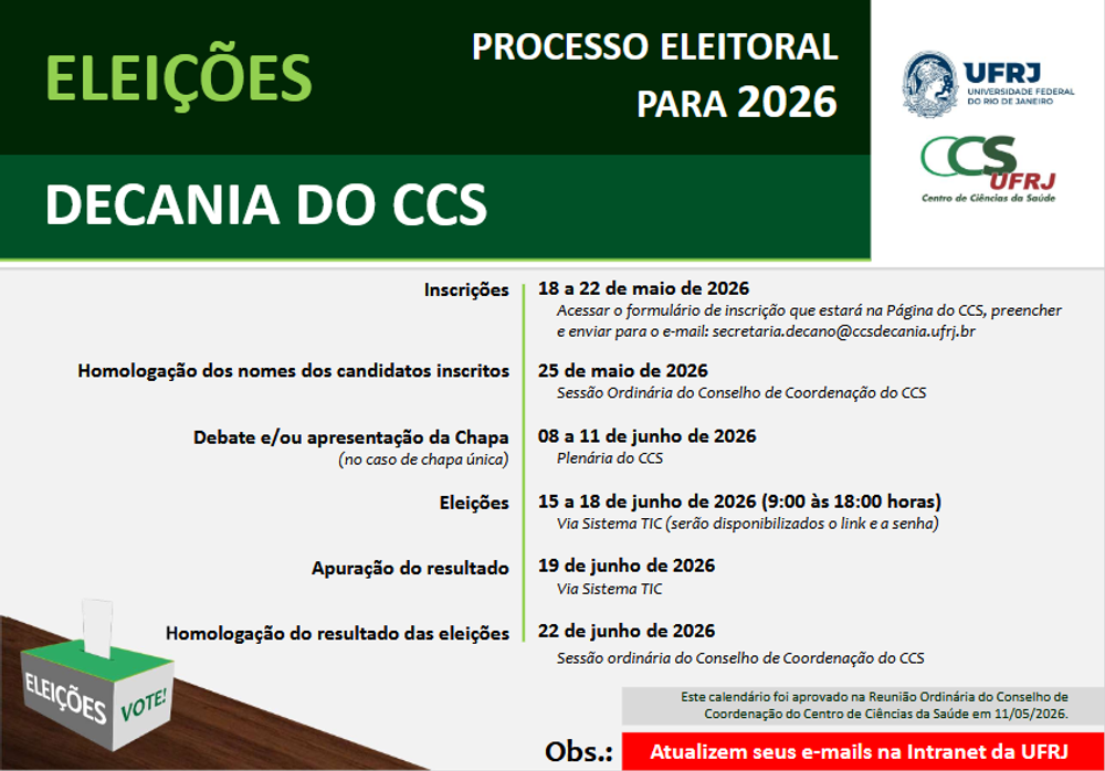 Calendário das eleições da decania