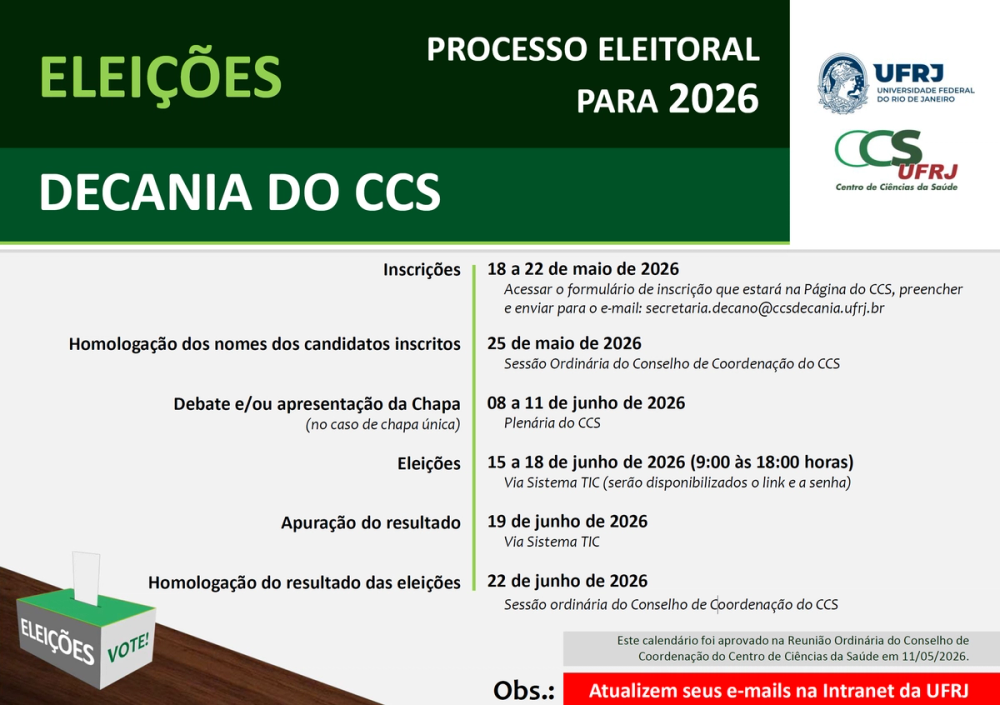 imagem principal do conteúdo Processo Eleitoral para Decania do CCS