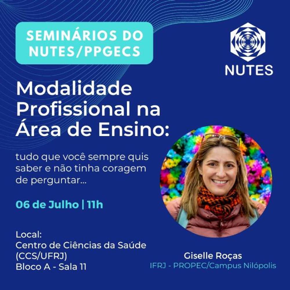 imagem principal do conteúdo Seminário Modalidade Profissional na Área de Ensino
