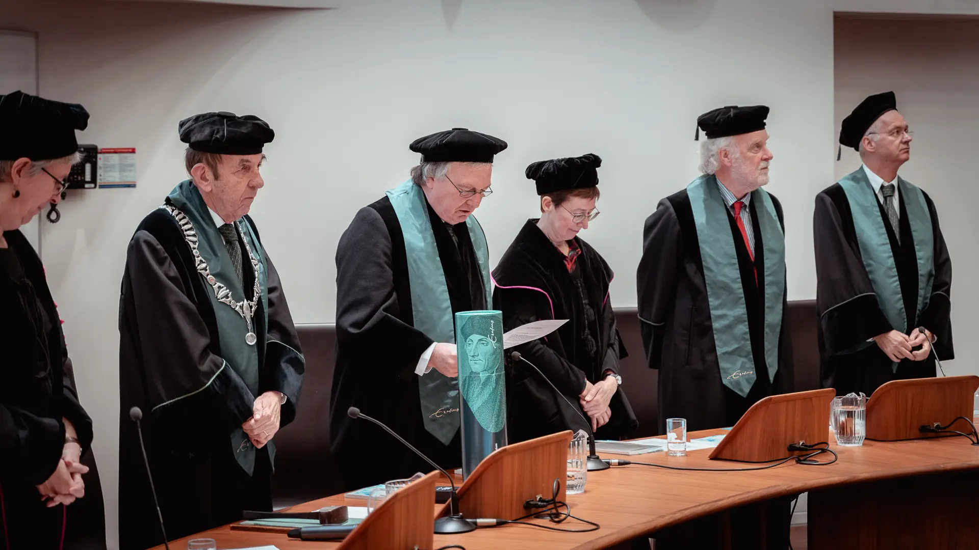Laudatio door paneel van professoren