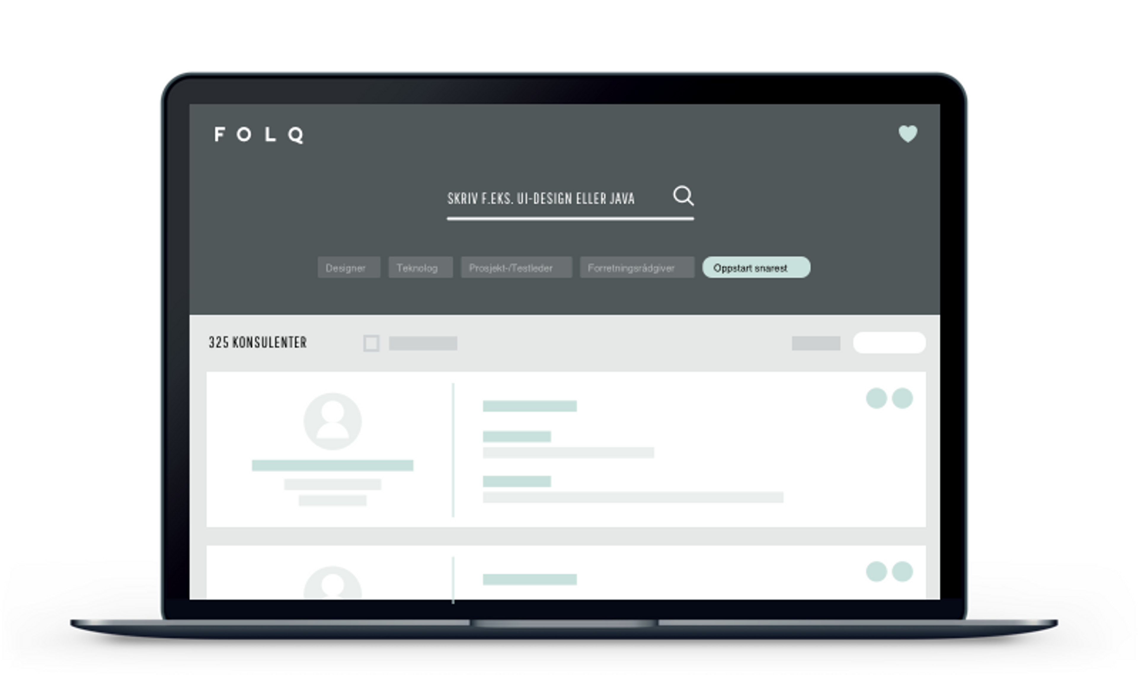 På Folq har du tilgang til flere hundre konsulenter når du trenger dem. Du velger selv hvem du ønsker å gå videre med.