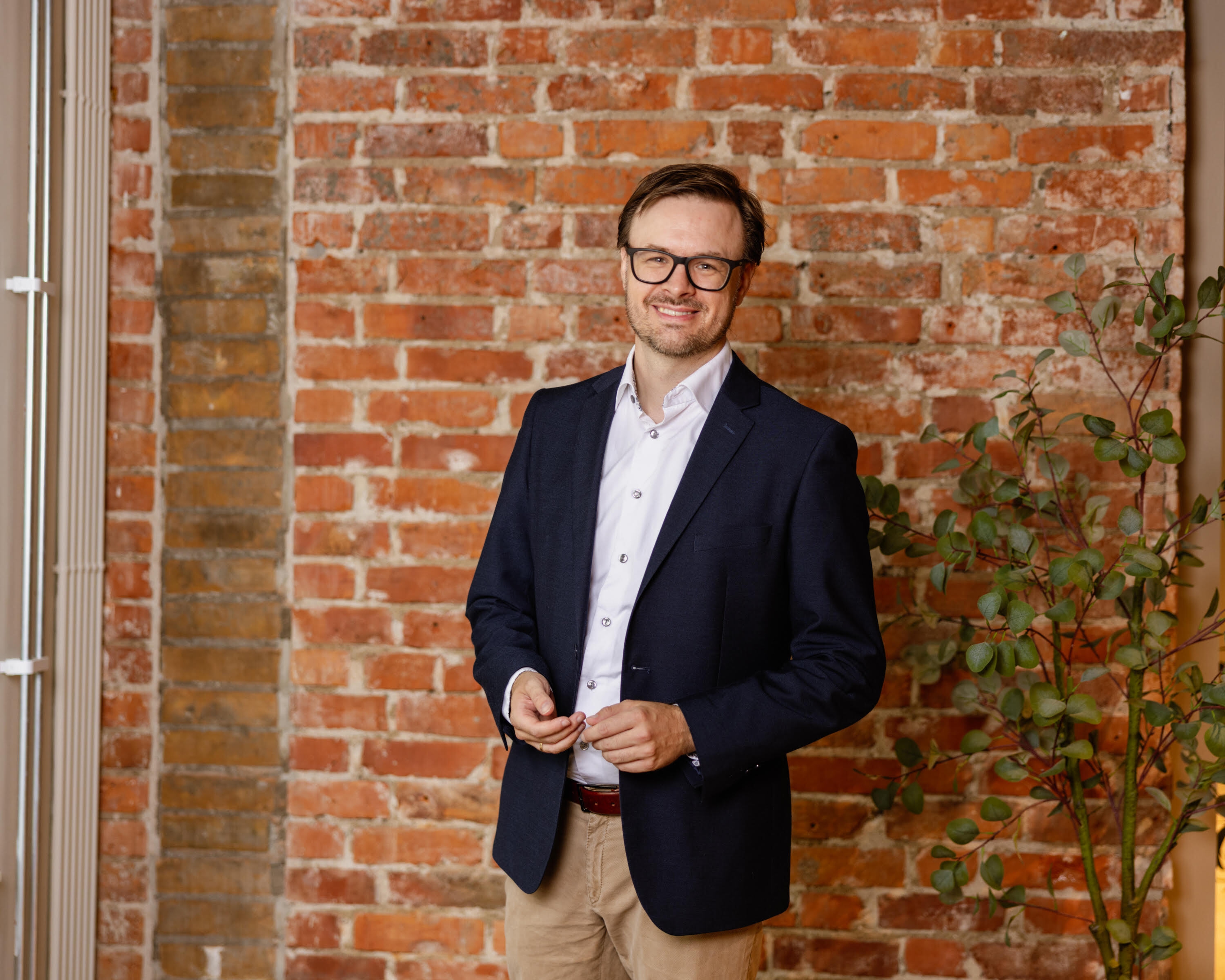 Fornøyd konsulent i Statkraft: Eirik Talberg er fornøyd med å jobbe som konsulent i Statkraft. Og etter alt å dømme er de fornøyd med han også; etter pappapermisjon kommer han tilbake til kunden. 