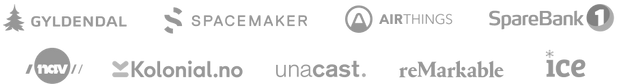 Oppdragene kommer bland annet fra Gyldendal, Spacemaker, Airthings, Sparebank1, Nav, Kolonial, Unacast, reMarkable og ICE
