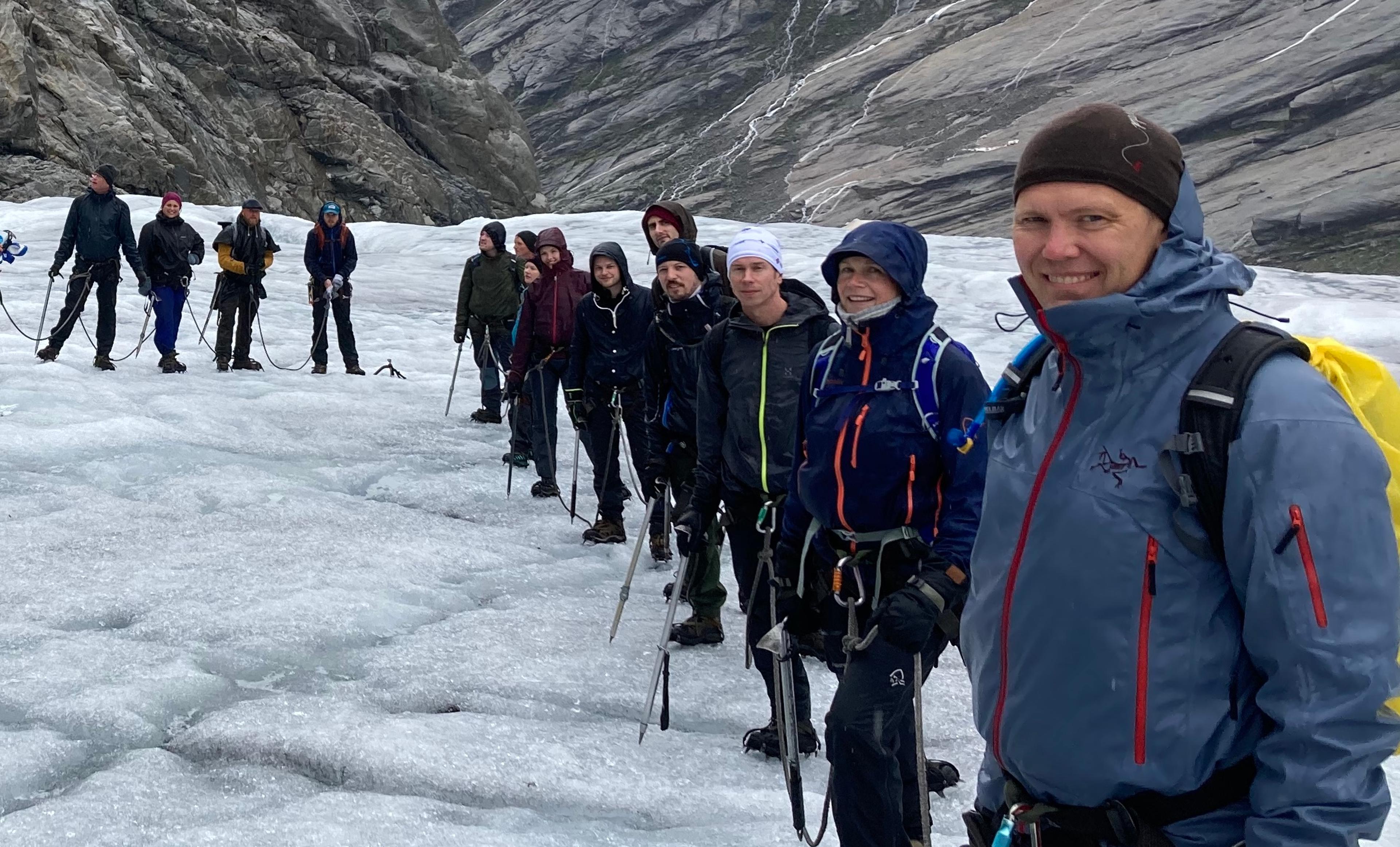 Ansatteide Vivende på isbretur