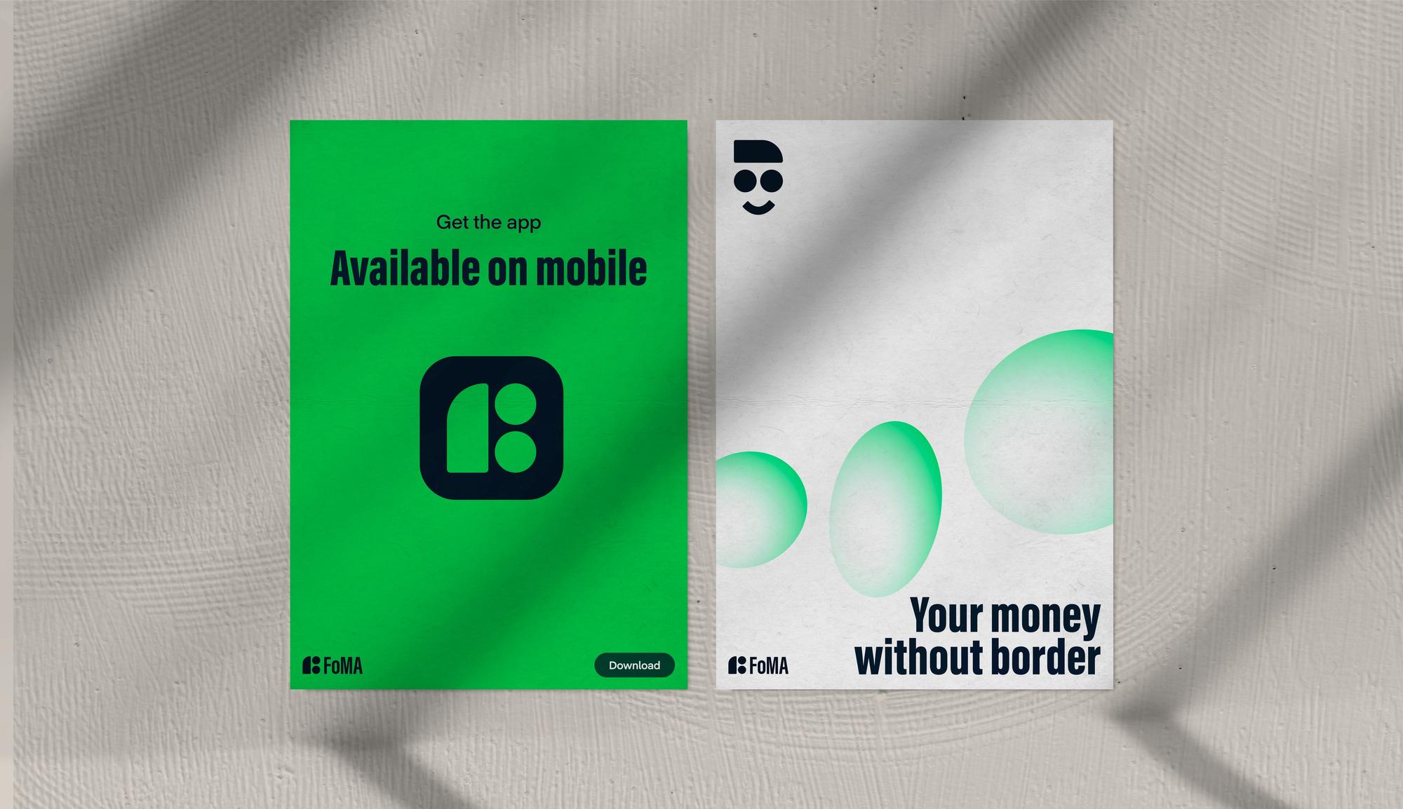 FoMA poster mockups