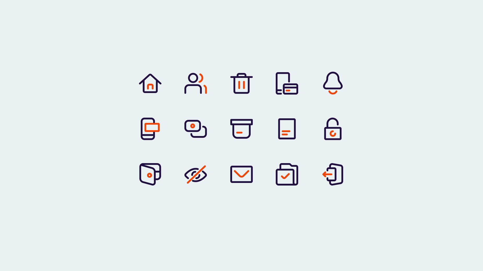 Cadana icon system