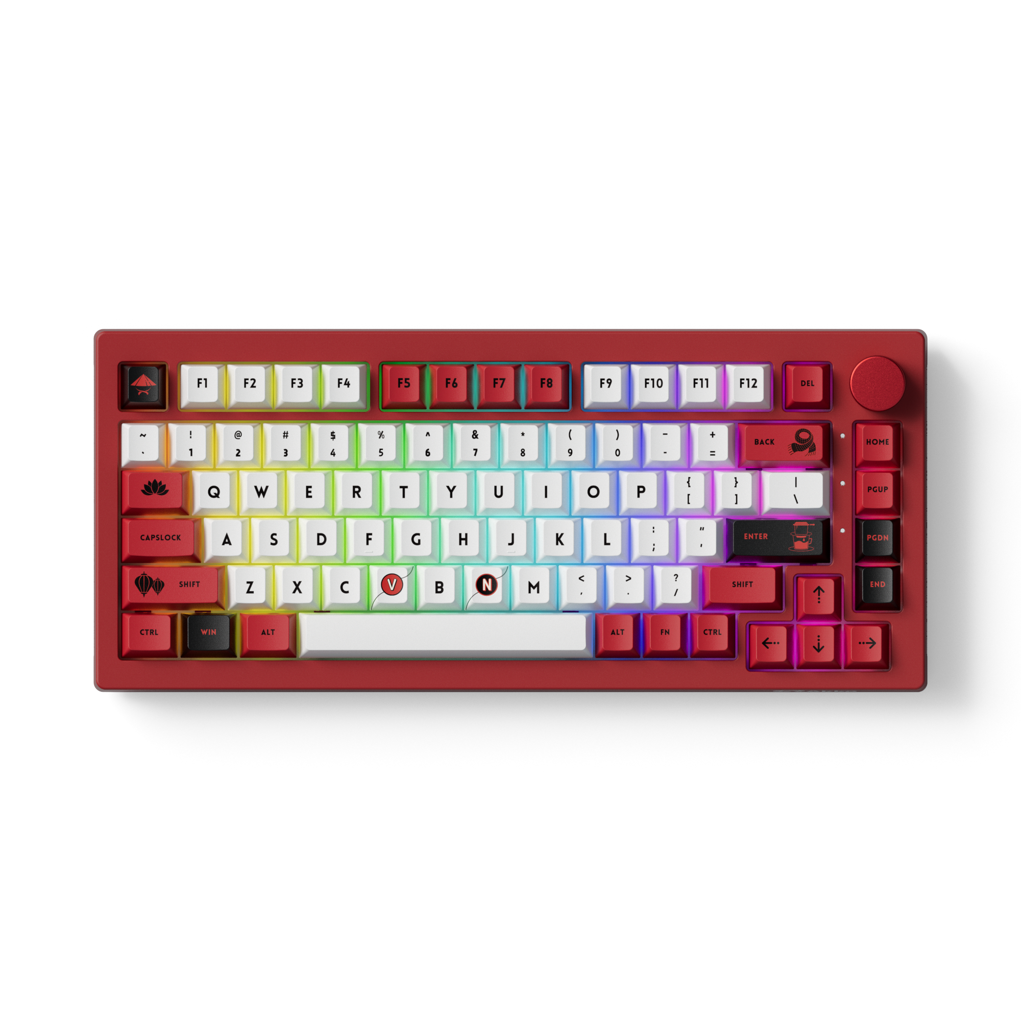 Bàn phím AKKO 5075B Plus Red World Tour VIET NAM - [object Object] - Nexora Gaming - Bàn phím AKKO 5075B Plus Red World Tour VIET NAM
