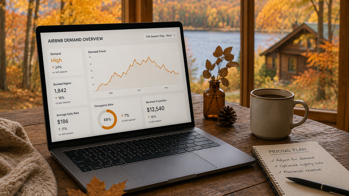 Airbnb Fall Pricing: What the New Demand Data Actually Changes