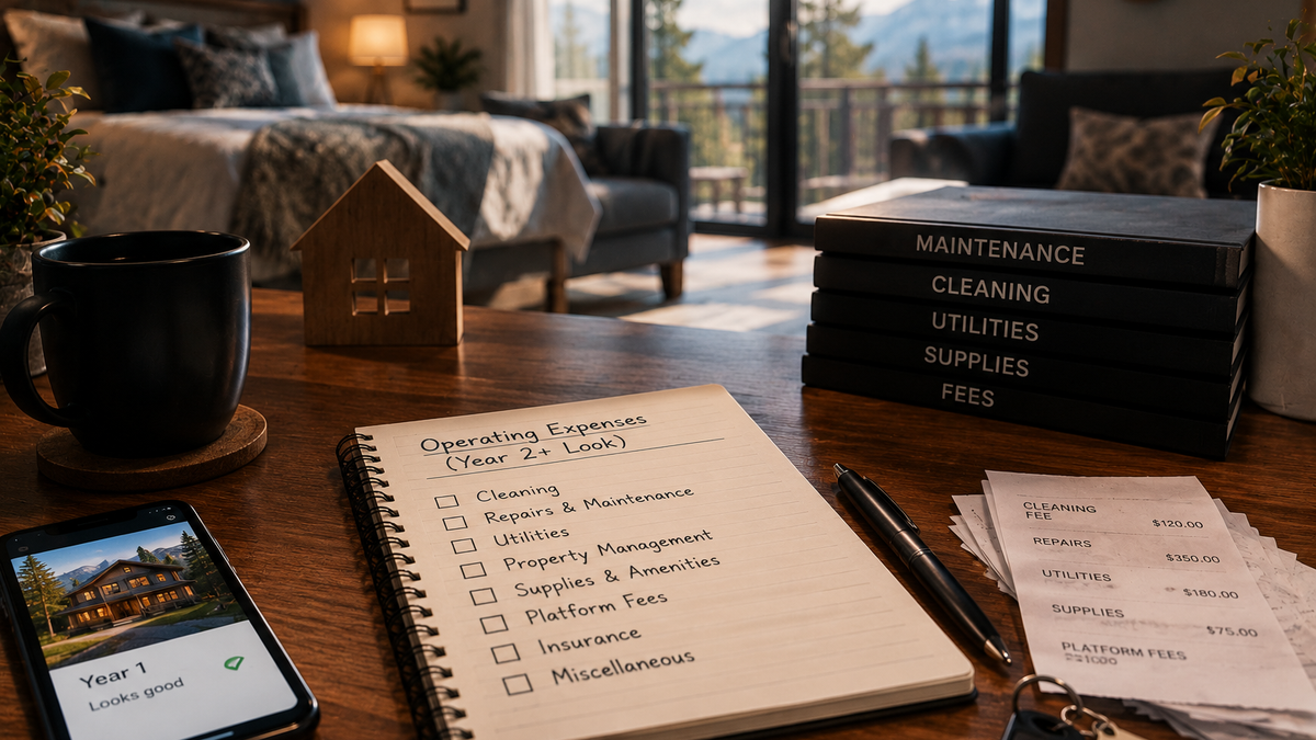 Short-Term Rental Operating Expenses: What Year One Hides