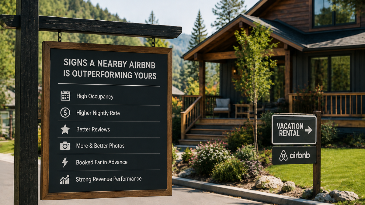 Signs a Nearby Airbnb Listing Is Outperforming Yours