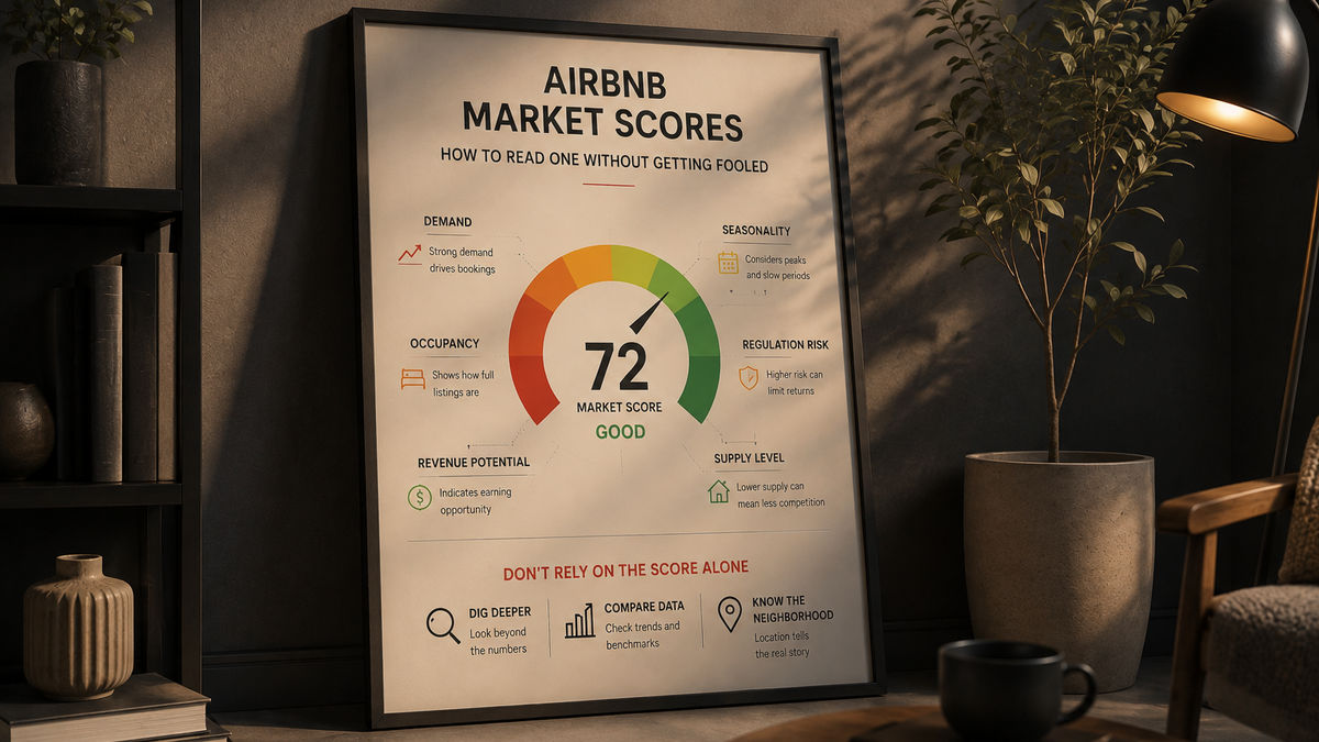 Airbnb Market Scores: How to Read One Without Getting Fooled