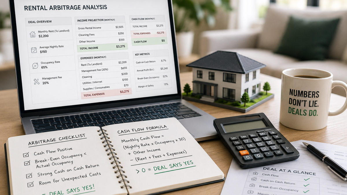 Rental Arbitrage: What the Numbers Actually Need to Say Yes
