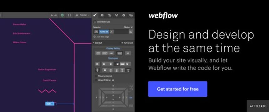 Webflow affiliate banner - design, build and succeed with Webflow! Webflow affiliate banner - design, build and succeed with Webflow!
