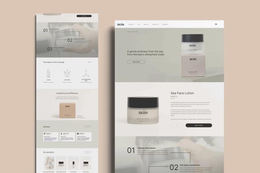 Skan — mockup