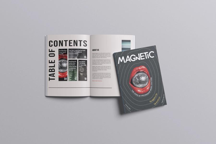 Design for musikk magasin