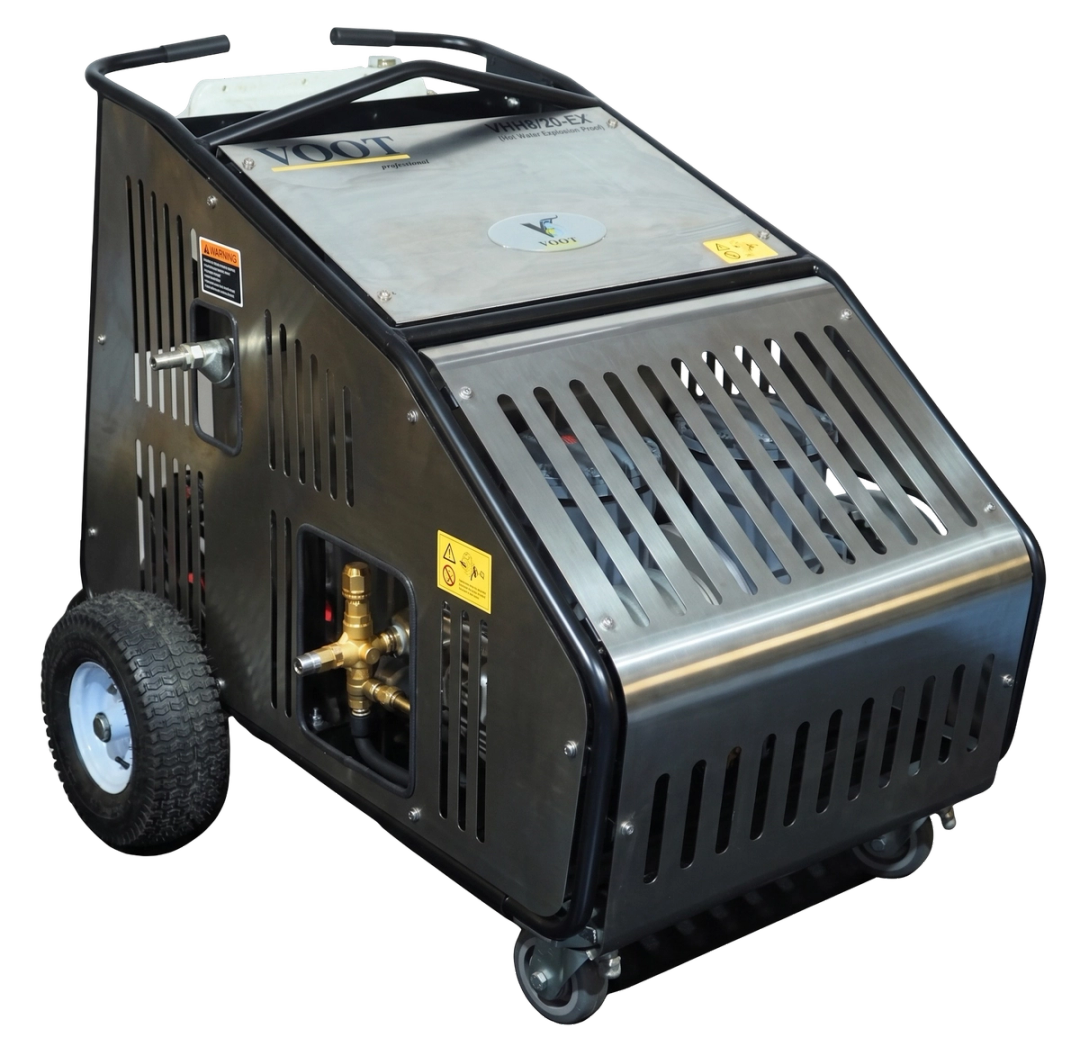 VHH 8/20 Ex — Hot & Cold Water High-Pressure Jet Washer (Explosion-Proof)