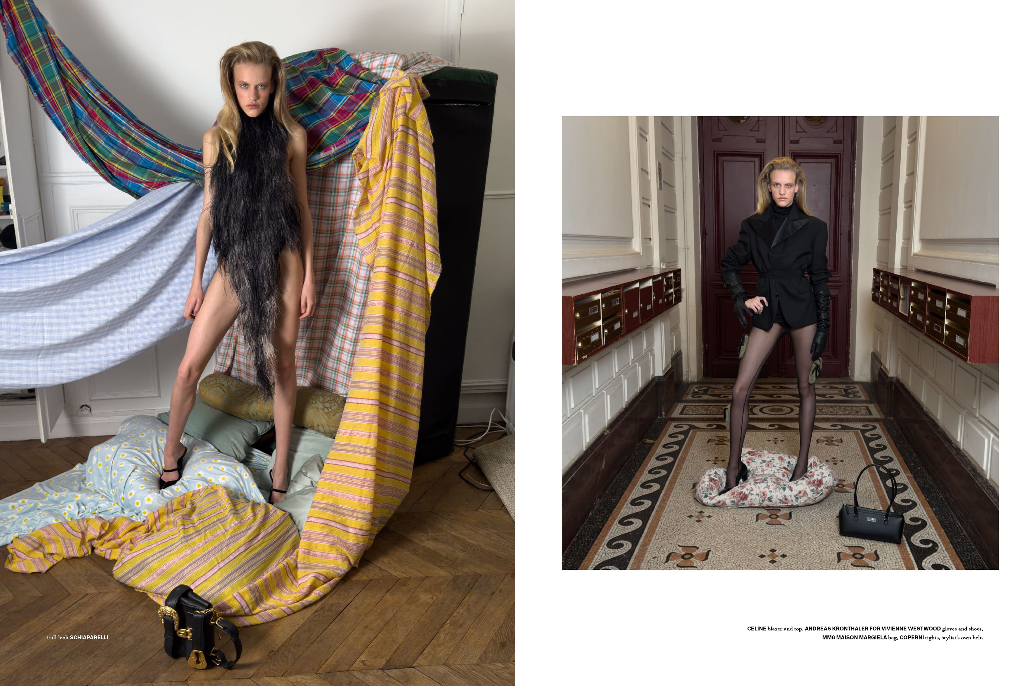 EXHIBITION MAGAZINE - Daniel Roche styled by Sabina Schreder