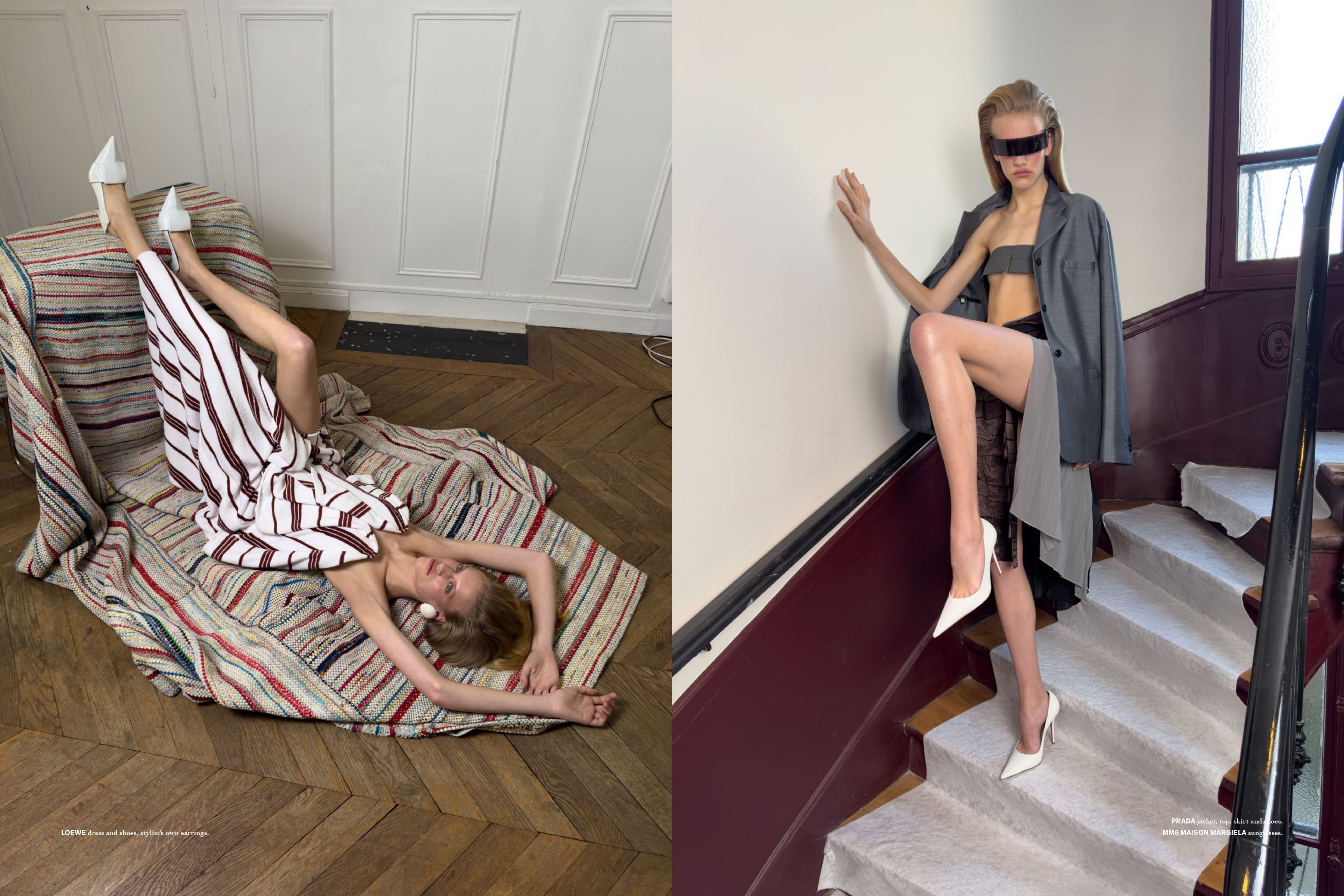 EXHIBITION MAGAZINE - Daniel Roche styled by Sabina Schreder