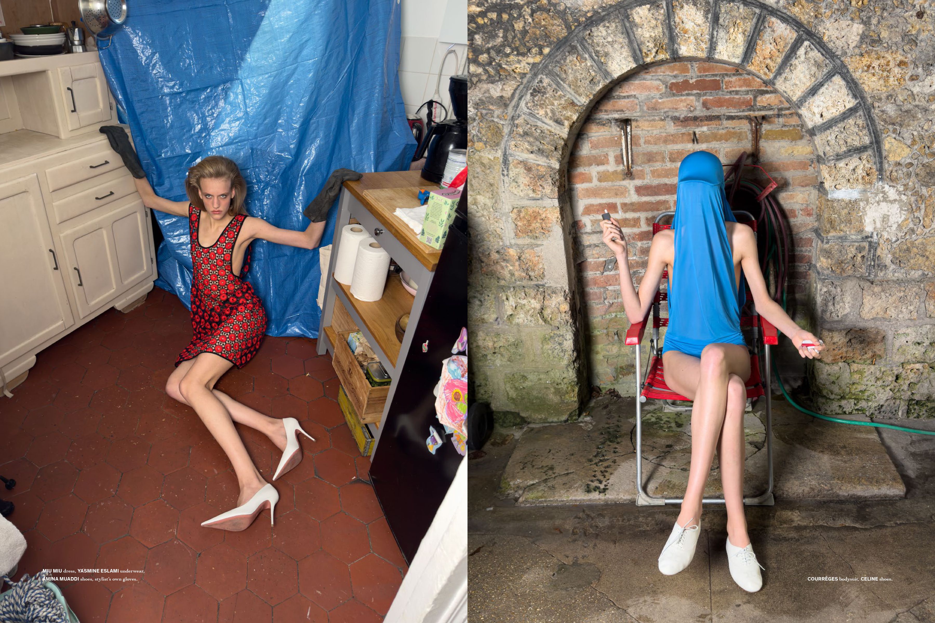EXHIBITION MAGAZINE - Daniel Roche styled by Sabina Schreder