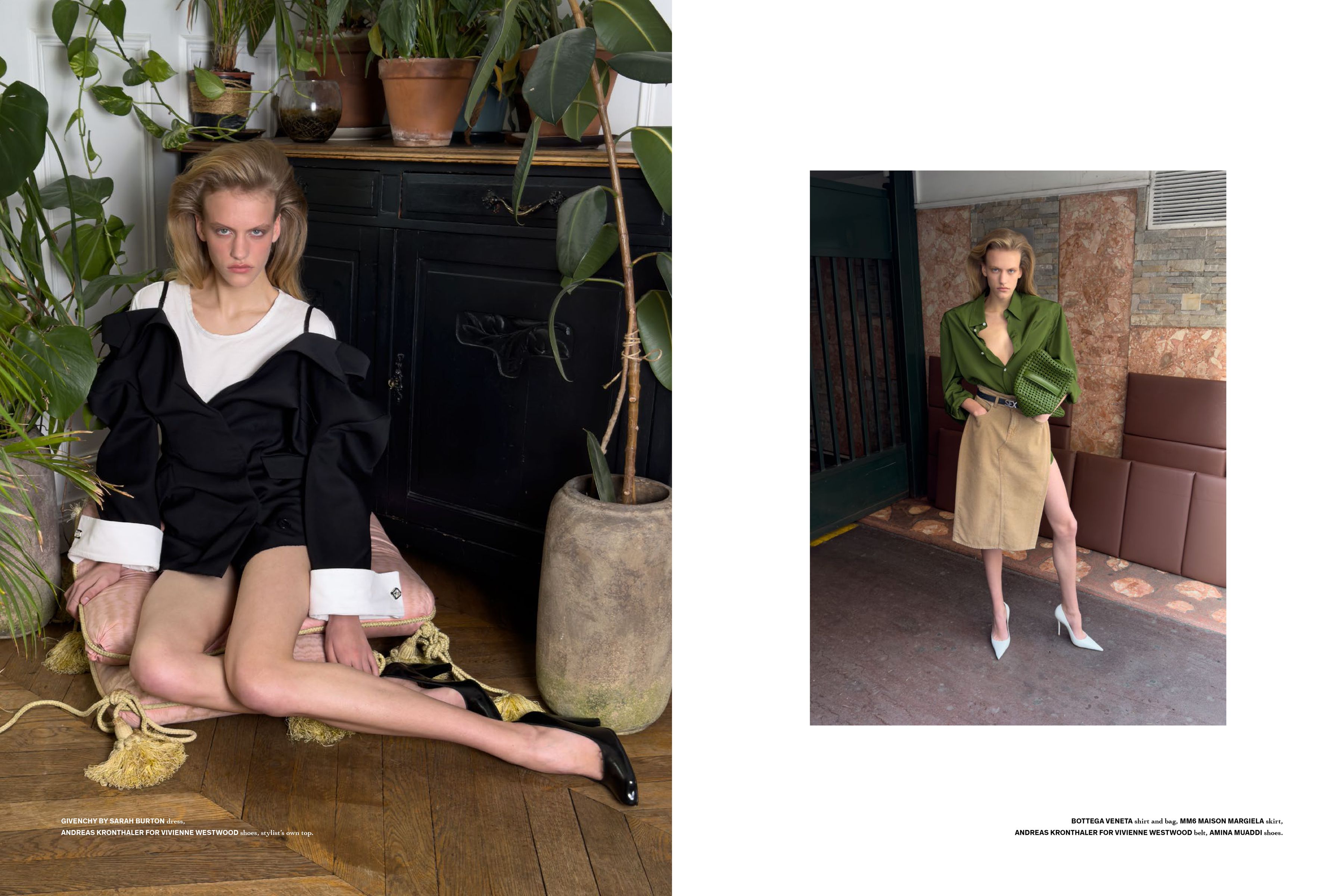 EXHIBITION MAGAZINE - Daniel Roche styled by Sabina Schreder