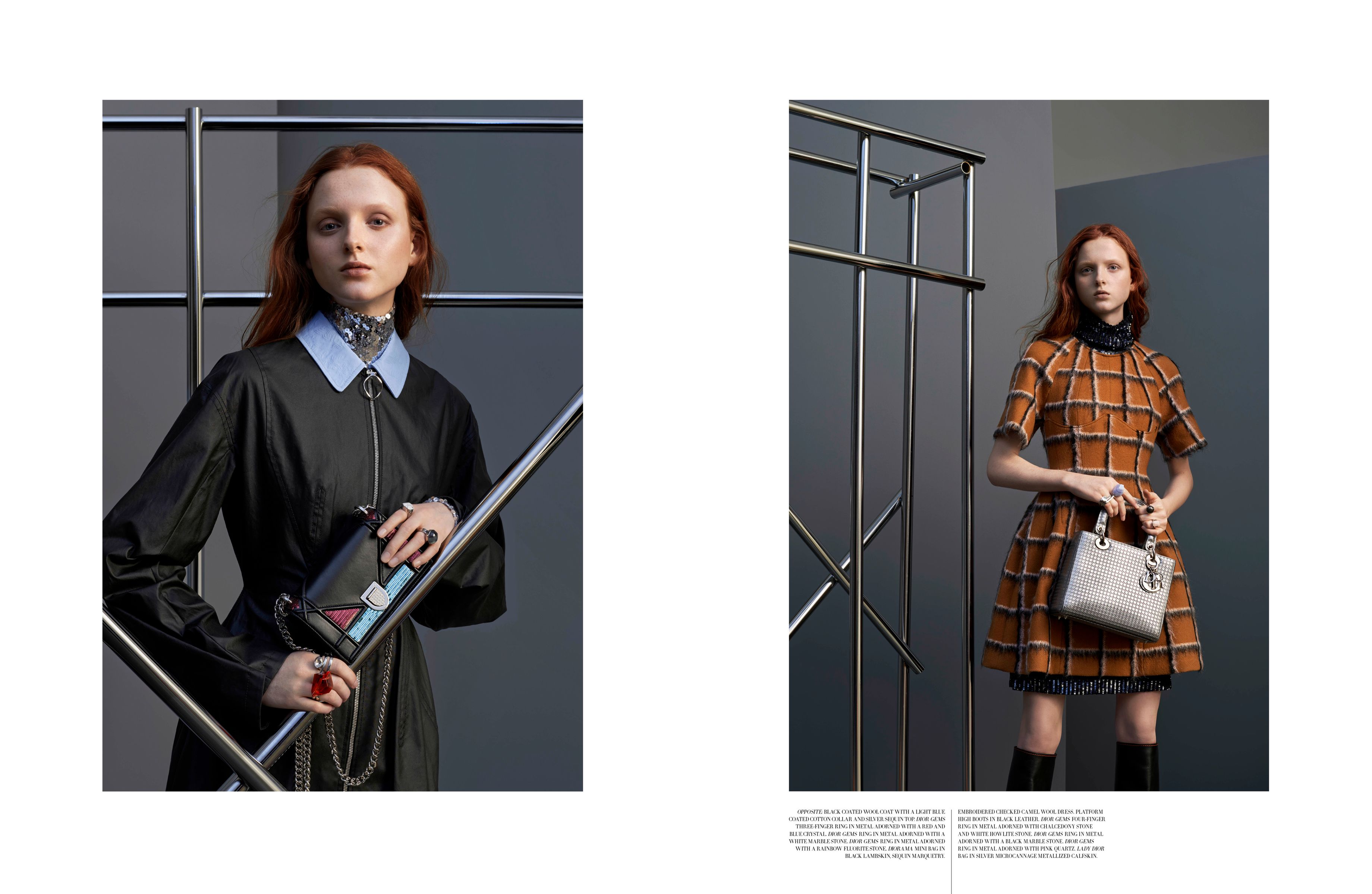 Dior Magazine - marton perlaki styled by Sabina Schreder