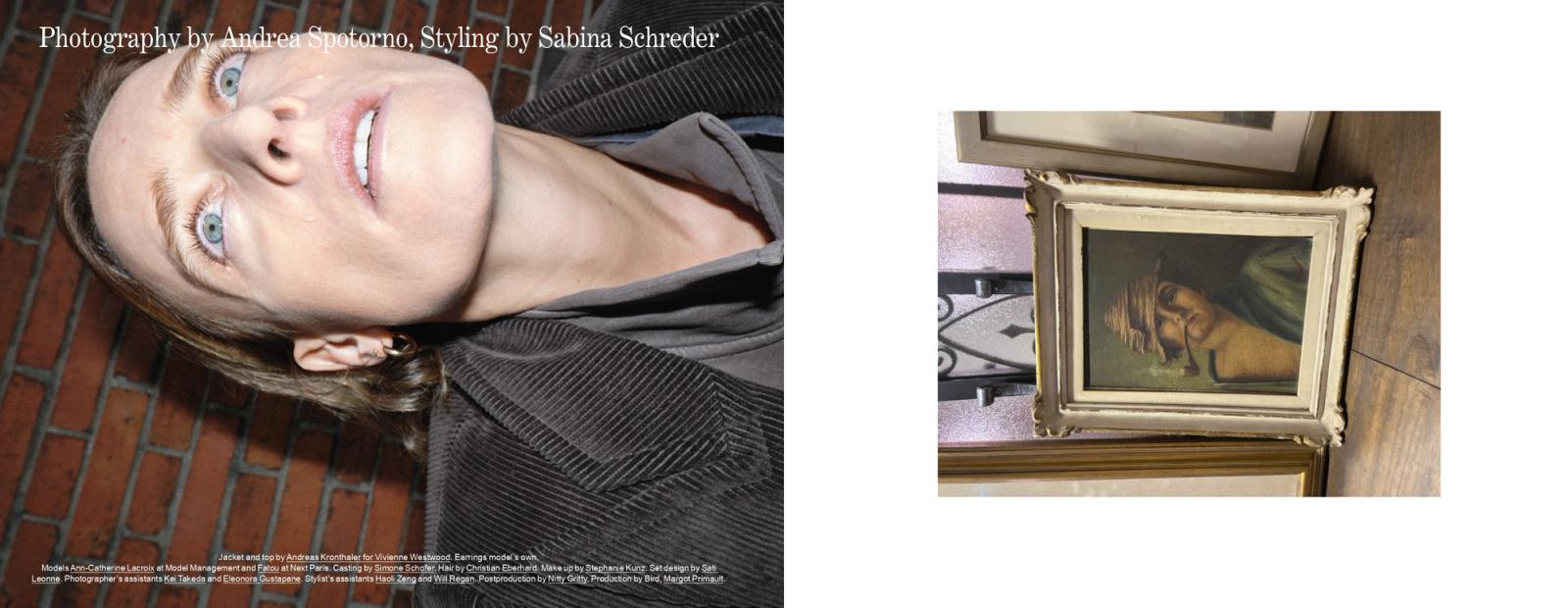 DOUBLE Magazine Andrea Spotornostyling by Sabina Schreder