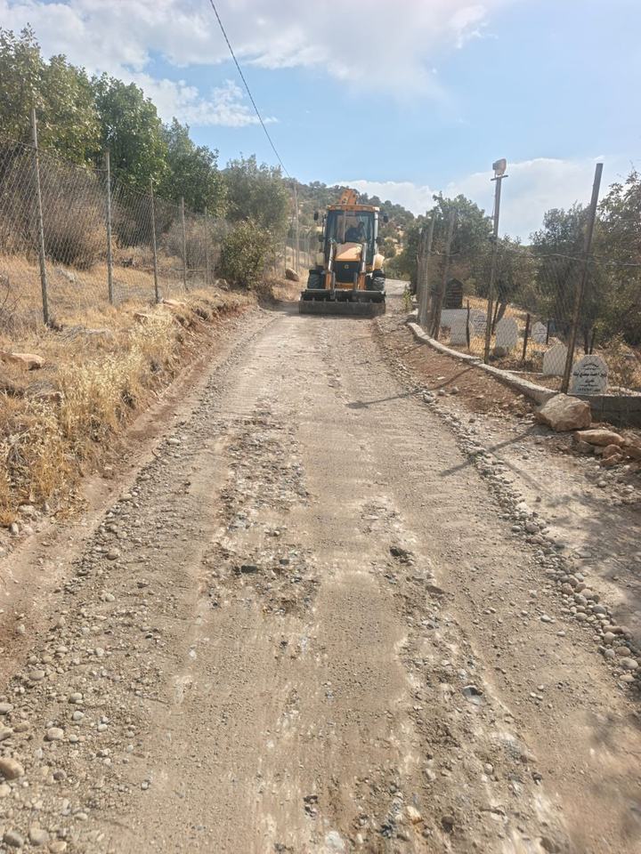 Heavy equipment excavation work