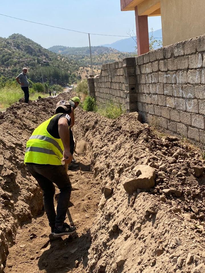 Formwork and concrete slab work