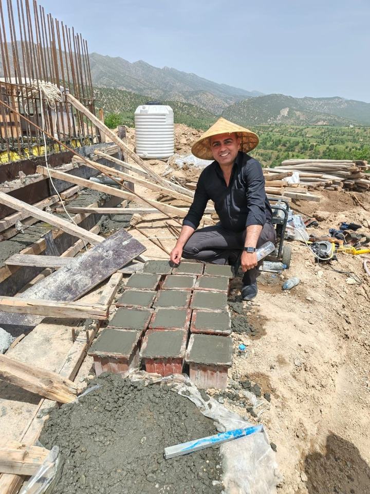 Formwork and concrete slab work