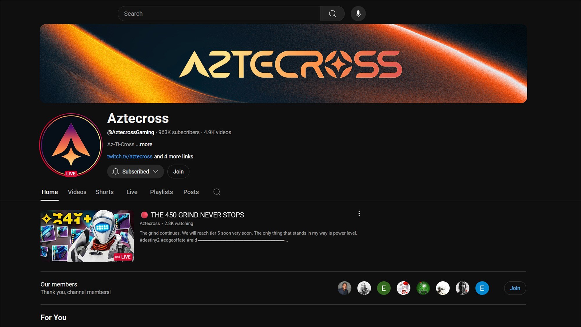 YouTube channel art