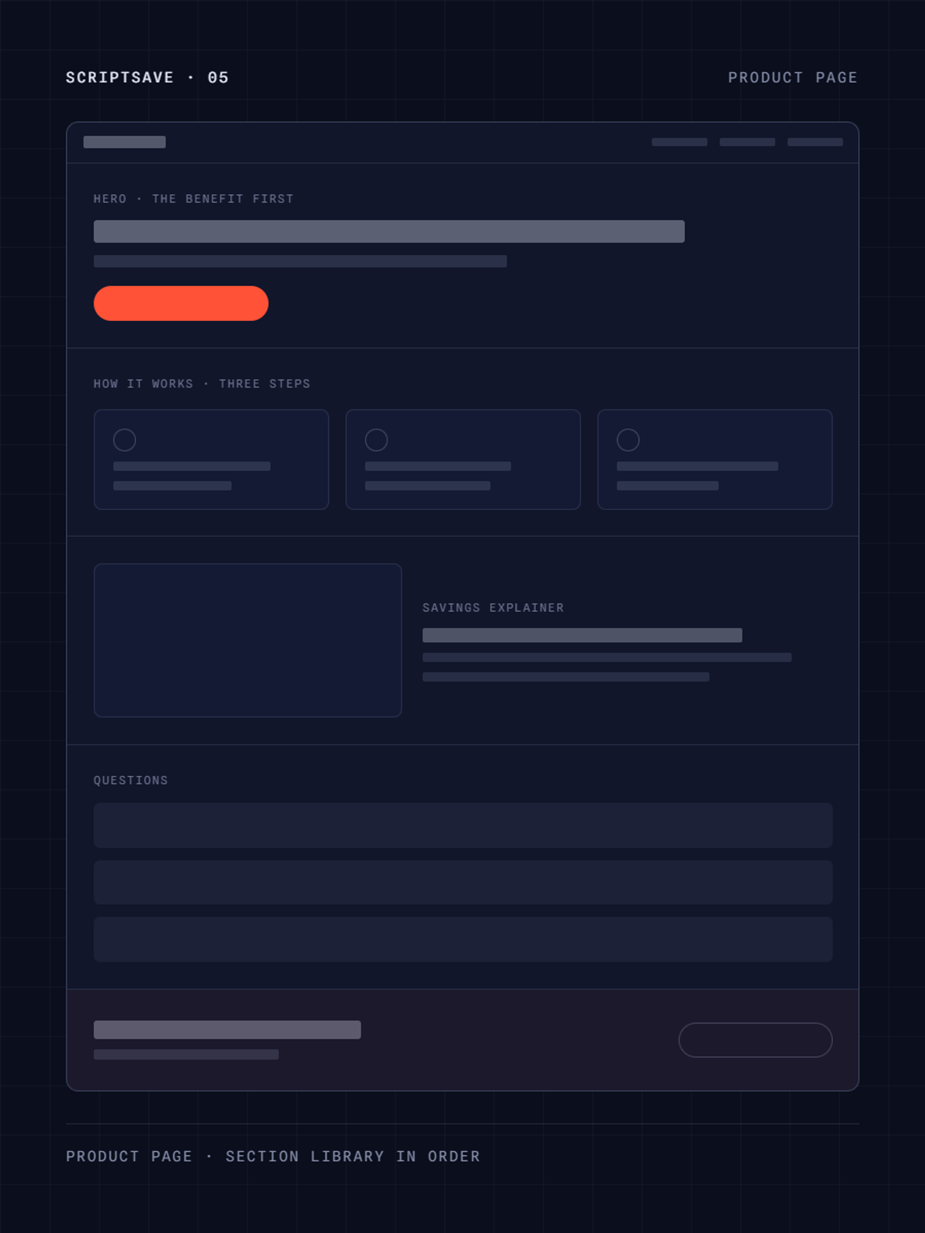 Product page