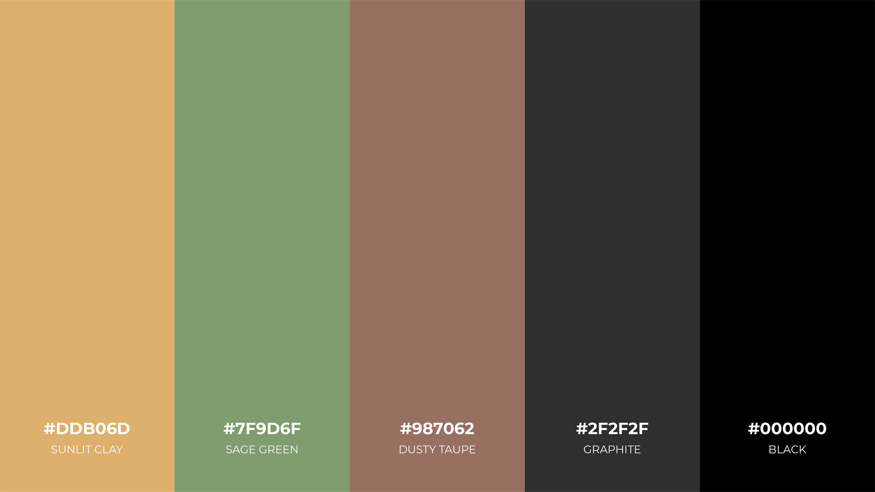 The Veratina Kitchens colour palette