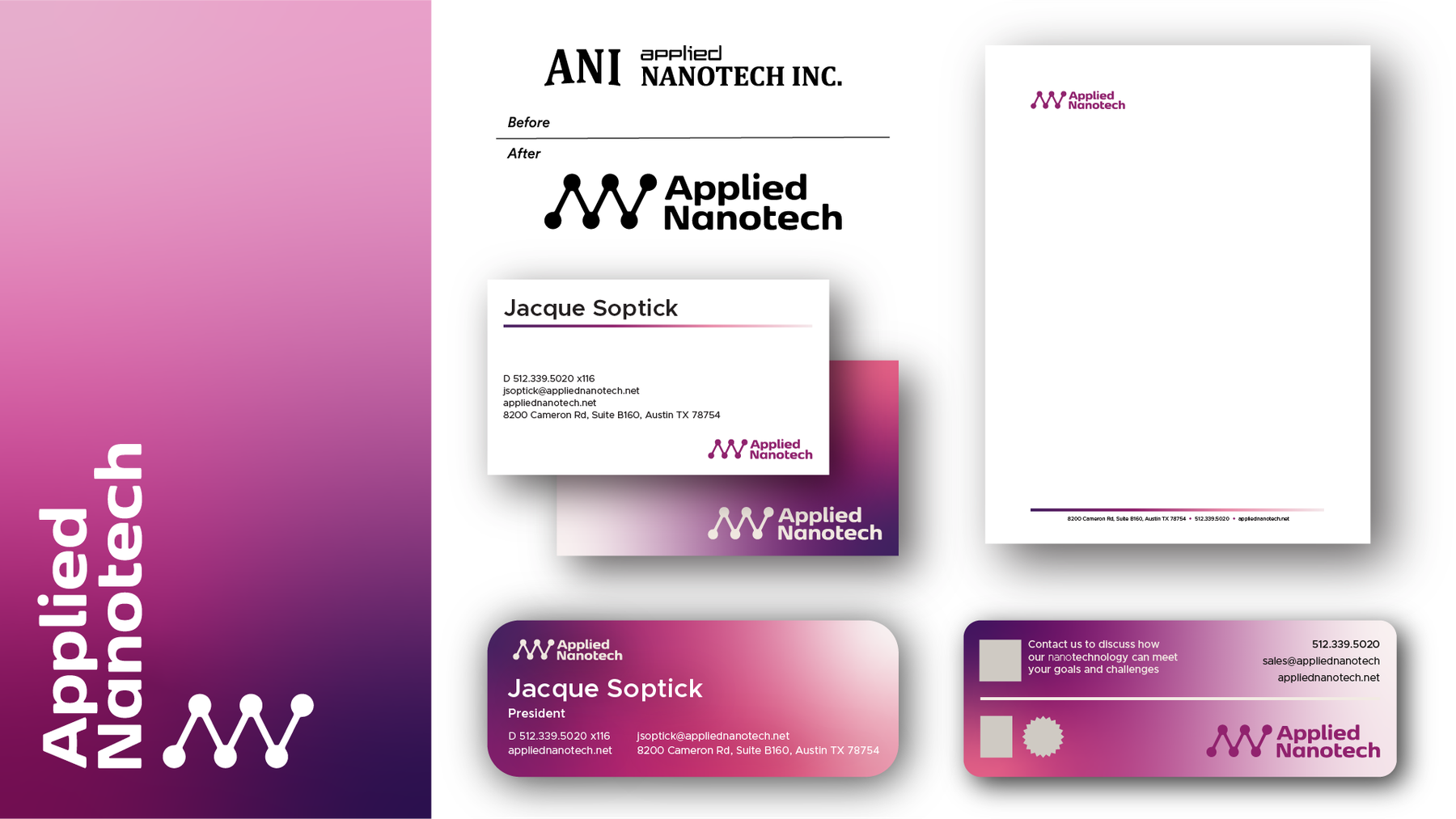 Applied Nanotech one-page brand overview