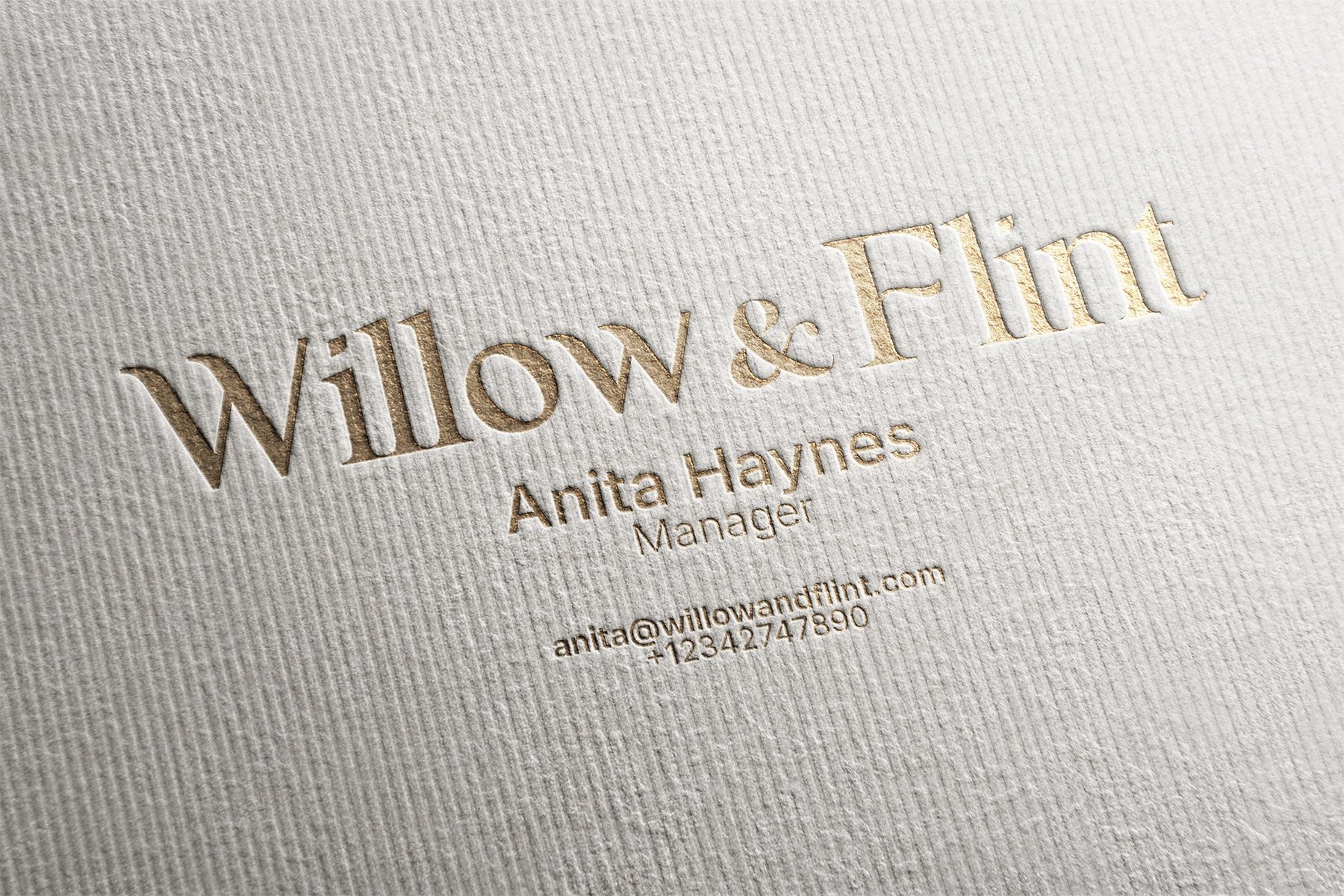 Letterpress detail