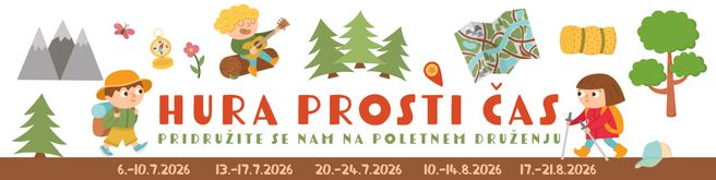 Oglasna pasica — novica Poletne počitnice za otroke.