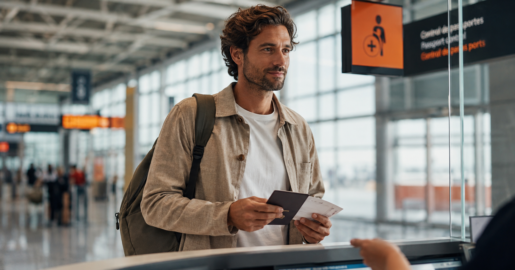 EES en Aeropuertos Españoles: Por Qué los Titulares de la Visa Nómada Digital Aún Necesitan un Sello de Entrada