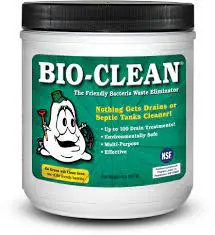Bio-Clean Drain Septic 2# Can Cleans Drains- Septic Tanks - Grease Traps All Natural and 100% Guaranteed No Caustic Chemicals! Removes fats oil and grease, completely cleans your system.