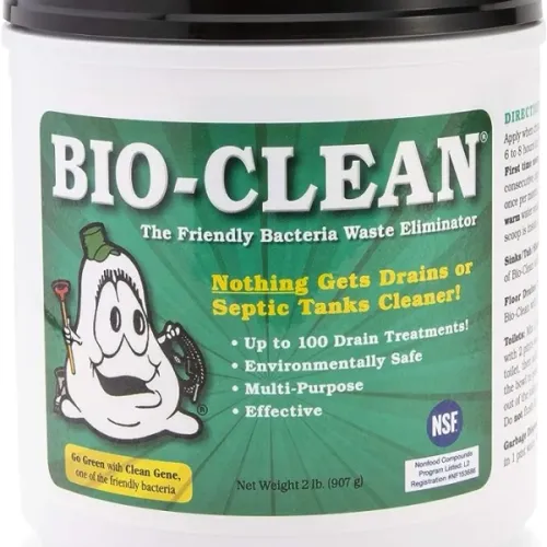 Bio-Clean eco-friendly drain cleaner.